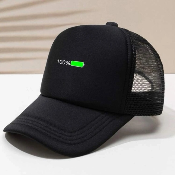 Men Letter Graphic Trucker Hat - Picture 2 of 4